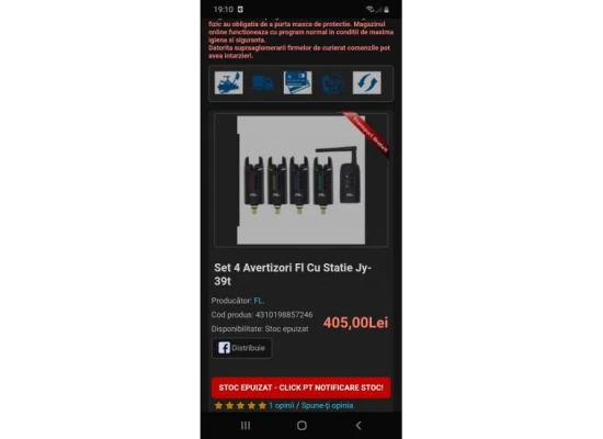 Okazie! Vand Set Avertizori Fl-jy 39t Cu Statie!