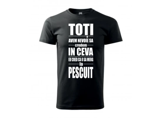 Tricou Pescuit Barbati Greenfish, Negru, 4xl, Vrem La Pescuit